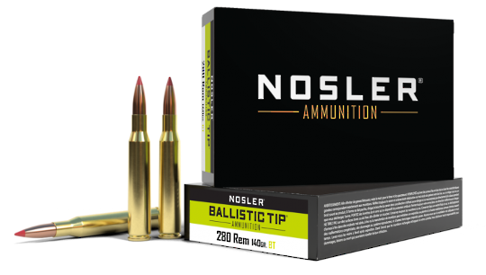 Nosler Ammunition 280 Rem 140gr Ballistic Tip (x20)